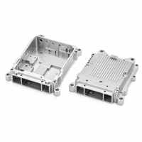 Carcasa de Módulo de Control CNC de 4 Ejes de Aluminio 2024 para Conectores Electrónicos, Proveedor de Piezas de Fresado CNC Personalizadas