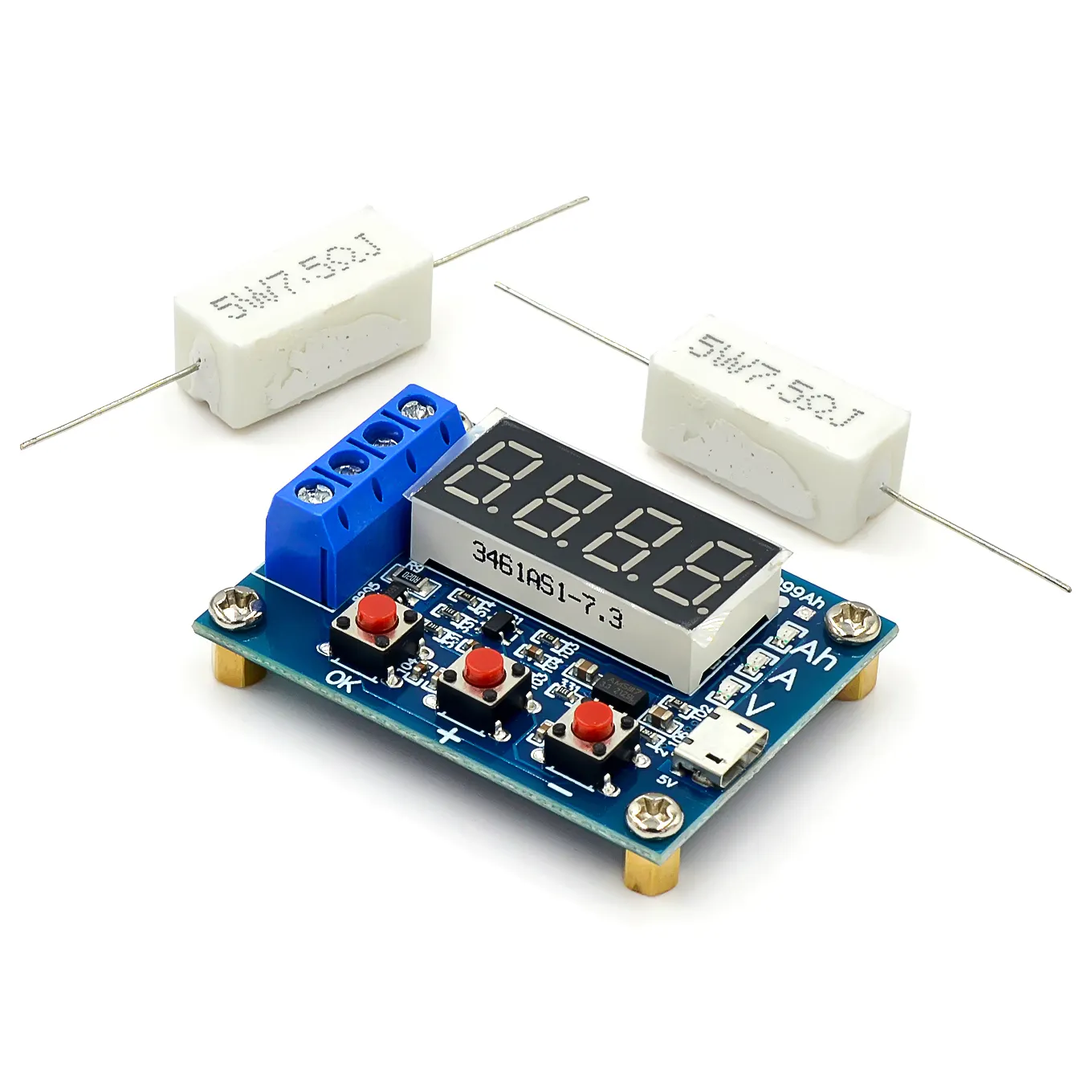 18650 ZB2L3 1.2v 12v li-ion Tester di capacità della batteria al litio resistenza Tester di scarica del misuratore di batteria al piombo