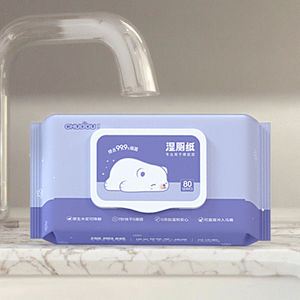 बैक्टीरियोस्टेसिस और बवासीर दमन कच्चे लकड़ी के साथ गीला शौचालय कागज के साथ गीला शौचालय पेपर - Product Image 5