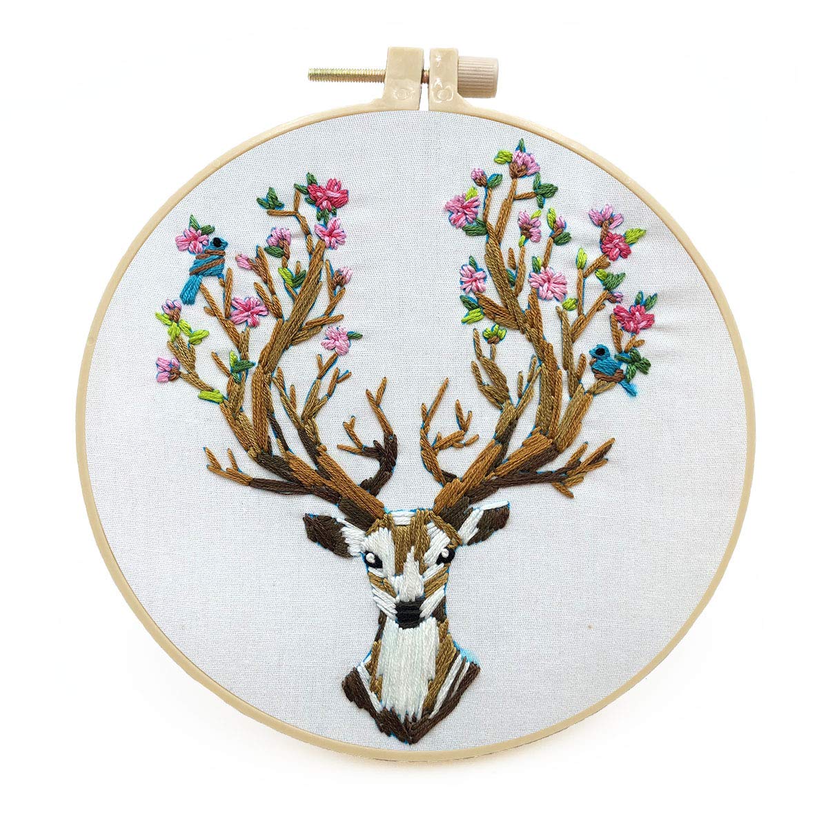 Новый дизайн, полный набор для вышивки с рисунком, включая обручи для вышивки, Классический резерв, набор инструментов для вышивки крестиком