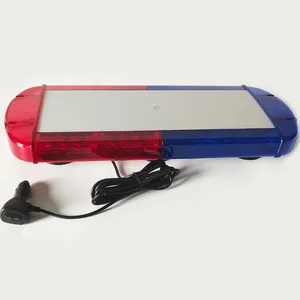 Biaochi 54 CM 21 ''Polegadas 40 Watts Vermelho Azul Led Strobe Aviso Lâmpada Rooftop Magnética Luz de Emergência Bar Para O Caminhão Do Carro 12V / 24V