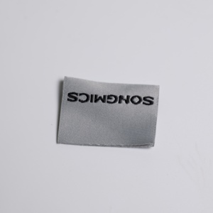 Custom Logo Neck <b>Labels</b> Personalized Washable Polyester Woven Tags for Fashion Apparel & Clothing Products - Product Image 2