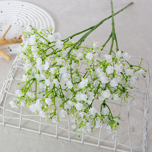Flower Delight Flores Artificiales de Baby's Breath, Plástico Suave, Seda, Decoración para Bodas y Hogar, 120cm HX-116 - Product Image 2