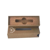 Boîte d'emballage personnalisée à l'épreuve des enfants, en carton ondulé, avec impression couleur et gaufrage laser or, résistante pour les aliments, OEM/ODM