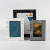 Ventes directes d'usine Design moderne pas cher 4x6 pouces Cadre photo en plastique avec verre