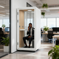 Cabine de conférence téléphonique de bureau de réunion acoustique insonorisée pour une personne portable personnalisée