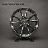JOYEE Nouvelle jante en alliage d'aluminium forgé sur mesure 17-24 pouces 5x112 5x114.3 5x130 PCD Multi-branches Luxe Noir Concave pour Audi M3 M4