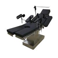 Lit d'hôpital complet HERTA en acier inoxydable, table d'opération électrique certifiée CE ISO, table de chirurgie de classe II