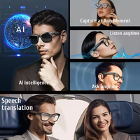 Lunettes Intelligentes Xuanzhi 800W avec Caméra IA, Traduction, Commande Vocale, WiFi, Vidéo HD1200P, Étanchéité IPX8, Monture en Titane