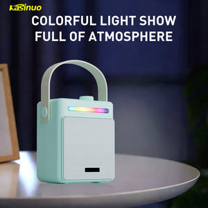 Altavoz Inalámbrico con Luz LED, Altavoz Portátil para Exteriores con Luz Cambiable, Altavoz de Escritorio Bombox 3 - Product Image 4