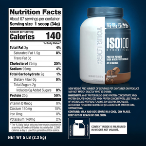 Poudre de protéines de lactosérum hydrolysée <span class=keywords><strong>100</strong></span> % isolée ISO <span class=keywords><strong>100</strong></span>, personnalisée en gros pour les fabricants OEM, supplément de gym pour l'énergie, fabriqué au Henan - Product Image 2