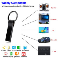 Flashdisk Anti-Hilang Grosir, Keychain USB, Memory Stick 4gb 8gb 16gb 32gb Mini Metal, Logo Custom Gratis, OEM USB Pendrive 64GB
