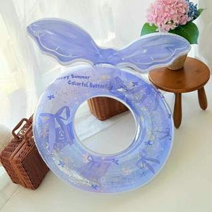 Bơi bơm hơi vòng với long lanh Nàng tiên cá hồ bơi <span class=keywords><strong>Float</strong></span> Confetti đồ chơi bơi vòng cho mùa hè bãi biển Ngoài trời hồ Nguồn cung cấp bên - Product Image 3