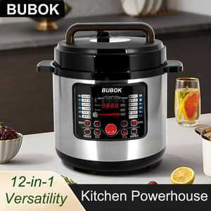 Cuisinière électrique multifonctionnelle intelligente en acier inoxydable, cuisson automatique, 12-en-1, cuiseur instantané 6L - Product Image 4