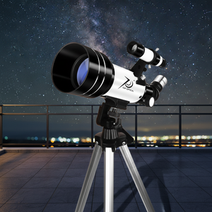 Telescopio Astronómico Refractor de Alta Definición con Diámetro de <span class=keywords><strong>Objetivo</strong></span> de 70 mm para Observar las Estrellas y <span class=keywords><strong>la</strong></span> <span class=keywords><strong>Luna</strong></span> - Product Image 1