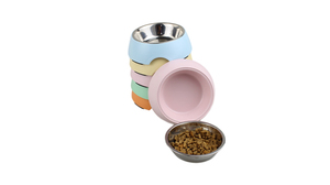 New Design Melamine <strong>Stand</strong> Stainless Steel Pet <strong>Bowls</strong> for Small Medium Large <strong>Dogs</strong> and Cats - Product Image 6
