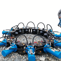 Machine de démolition de béton avancée pour la construction d'infrastructure