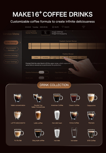 Professional Flagship <b>Coffee</b> with Color <b>Touch</b> <b>Screen</b> Ditting Fully Automatic Espresso <b>Machine</b> - Product Image 3
