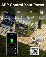 Générateur solaire portable Fossibot F2400 pour camping-car, alimentation UPS, charge rapide, système énergétique 2400W, batterie LifePO4