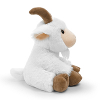 Peluche Chèvre des Montagnes Uni-Toys - 14 cm - Jouet en Polyester à Câliner