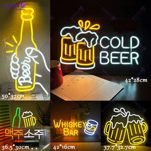 Divertente Insegna Luminosa LED 'Beer Me Up' a Forma di Boccale di Birra, Decorazione da Parete per Bar e Pub, Alimentazione USB 5V, Regalo per Feste, Personalizzabile - Product Image 2