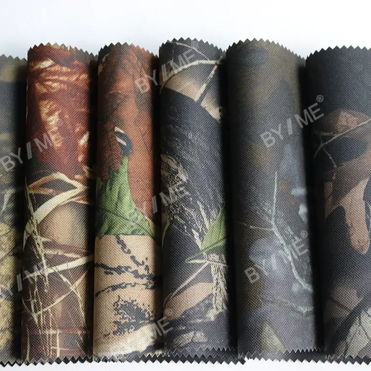 300D Polyester Camouflage Waterproof Camo Fabric