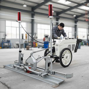 Machine de nivellement automatique du béton à 2 roues motorisée par laser, haute efficacité, auto-nivelante, moteur 4 temps refroidi par air, 17L - Product Image 6