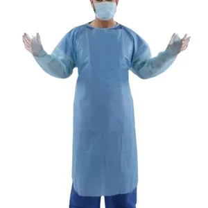 cpe gown wholesale disposable cpe gowns blue waterproof plastic pe apron gown