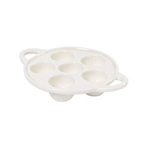 Plat de cuisson d'<span class=keywords><strong>escargot</strong></span> créatif de Style français, nouveau produit, Buffet du marché, plaque d'<span class=keywords><strong>escargot</strong></span> à 6 compartiments en <span class=keywords><strong>porcelaine</strong></span>, 2023 - Product Image 3
