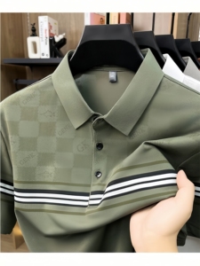 Polo d'été personnalisé pour homme, t-shirt <span class=keywords><strong>en</strong></span> <span class=keywords><strong>coton</strong></span> de haute qualité, manches courtes, <span class=keywords><strong>piqué</strong></span>, polos de golf pour homme avec votre logo - Product Image 3