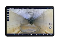 Caméra d'inspection de canalisation HD avec zoom optique 30X, mesure laser et tige télescopique de 1 à 6 m pour l'inspection des égouts