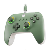 Control Alámbrico 8BitDo Ultimate C para Videojuegos con Iluminación RGB, Anillo de Fuego, Botón Turbo y Motor de Vibración para Series X/S y One