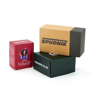 Caja de Cartón Corrugado Personalizada con Impresión <span class=keywords><strong>a</strong></span> Color en el Exterior y Marrón en el Interior, Embalaje de Envío Resistente para Productos Electrónicos - Product Image 5
