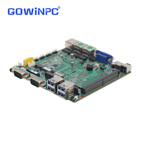 Carte mère d'automatisation industrielle Intel N100 3x LAN 4x USB3.0 2x COM RS485 GPIO 8 bits DC 12V 9-35V large plage de température sans ventilateur