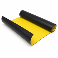 Membrane imperméable 1,2 mm 1,5 mm 2 mm TPO PVC, membrane de toiture, revêtement en polyester renforcé, feuille de toiture durable