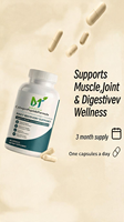 Collagène Peptide OEM 90 Capsules 200g Complément Alimentaire - Croissance Musculaire, Santé Intestinale et Soutien Articulaire
