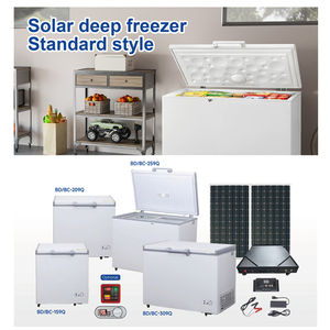 Réfrigérateur et Congélateur Solaires à Fonctionnement Silencieux pour Foyers Modernes avec Intégration de Panneaux Solaires et Faible <span class=keywords><strong>Consommation</strong></span> d'Énergie pour la Cuisine - Product Image 4