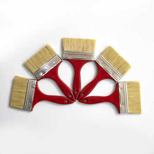 Nhựa Màu Đỏ xử lý với lỗ sơn bàn chải màu vàng đen tóc sơn bàn chải các nhà sản xuất Trung quốc sơn bàn chải - Product Image 3