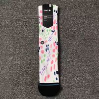 Vente en gros de chaussettes vierges avec logo personnalisé Mode pour hommes Impression 3d Chaussettes à sublimation numérique