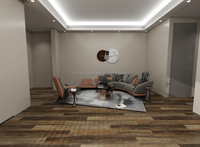 Revêtement de sol SPC de luxe antidérapant, étanche et moderne, résistant à l'usure, aspect bois, à emboîtement plastique – Meilleures ventes
