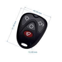 Télécommande de porte de garage 2/4 boutons en ABS, code d'apprentissage, 433/315 MHz, émetteur de télécommande