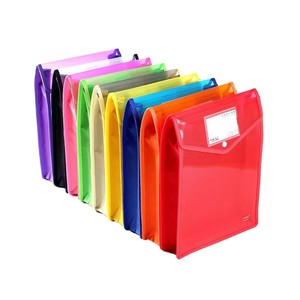 Carpeta de Archivos de Plástico Personalizada OEM ODM A4 con Botón a Presión, Colorida, Venta al por Mayor, para Oficina, Escuela, Regalo Corporativo - Product Image 1