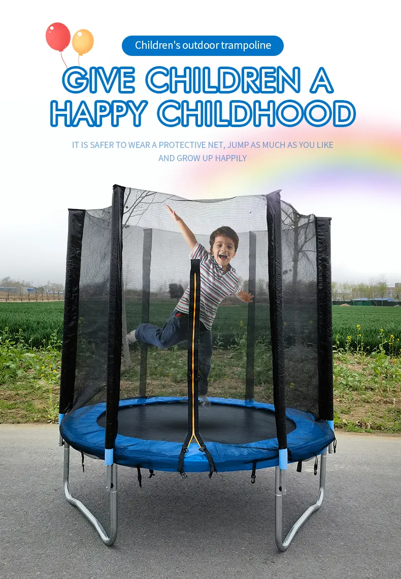 Factory Price Trampoline With Net High Quality Trampoline Outdoor For Children Trampoline Sales Size In 6/8/10/12/14/16FT
