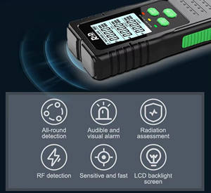 Écran couleur EMF mètre testeur de rayonnement nucléaire Rechargeable RD630 3 en 1 <span class=keywords><strong>compteur</strong></span> <span class=keywords><strong>Geiger</strong></span> <span class=keywords><strong>Muller</strong></span> numérique portable - Product Image 2