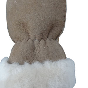 Nouvelle Collection – <span class=keywords><strong>Gants</strong></span> Mitaines Chauds en Peau de Mouton et Fourrure d'Agneau pour Enfants – Modèle Tendance Usine - Product Image 5