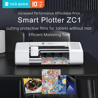 Rock Space-Protector de pantalla de teléfono inteligente, pegatina de piel trasera, cortador de película de hidrogel de Tpu, máquina de corte plóter