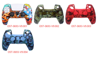 Oursteam Tarnmuster Hydro Dipping Transfer Rutschfester Gamepad Silikonüberzug für Controller-Schutzhülle