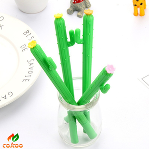 Stylo <span class=keywords><strong>gel</strong></span> en forme de <span class=keywords><strong>cactus</strong></span>, style unique inspiré des plantes, idéal pour les cadeaux et la papeterie étudiante - Product Image 6
