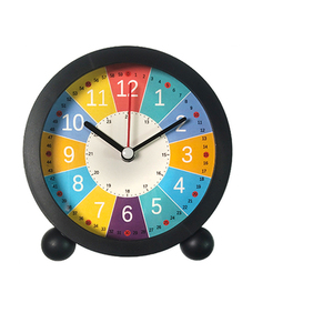 Stylish Plastic Home Bedroom Cartoon Children's Alarm <strong>Clock</strong> Desktop Electronic <strong>Clock</strong> Silent Early Education Alarm <strong>Clock</strong> - Product Image 1