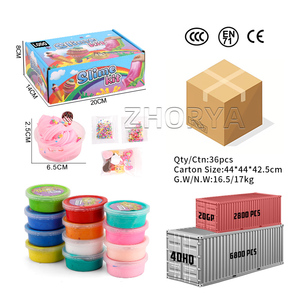 Zhorya Color Custom Eco-friendly Stress Relief Butter Mash Cotton Diy Slime Educational Toy for Kids - Product Image 6